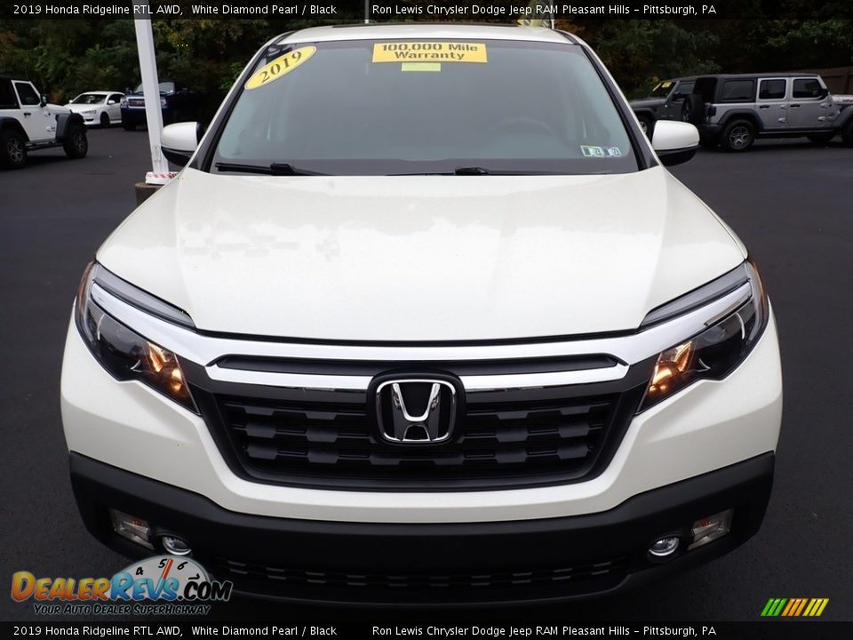 2019 Honda Ridgeline RTL AWD White Diamond Pearl / Black Photo #8