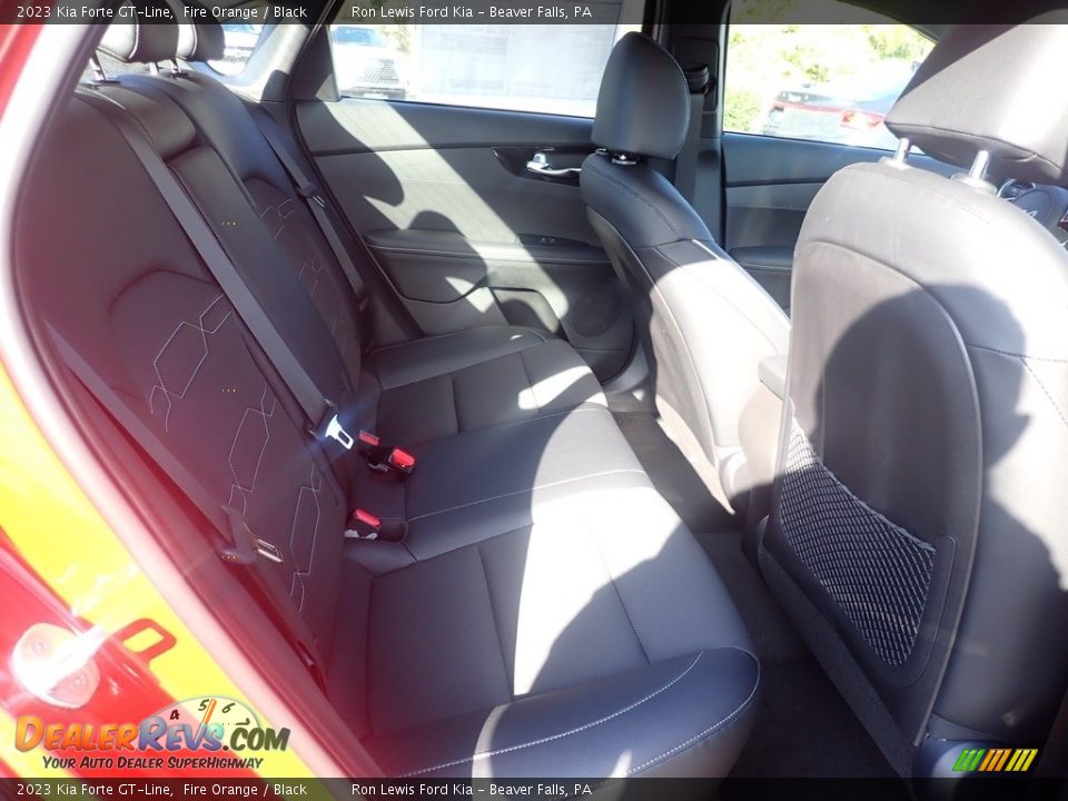 2023 Kia Forte GT-Line Fire Orange / Black Photo #10