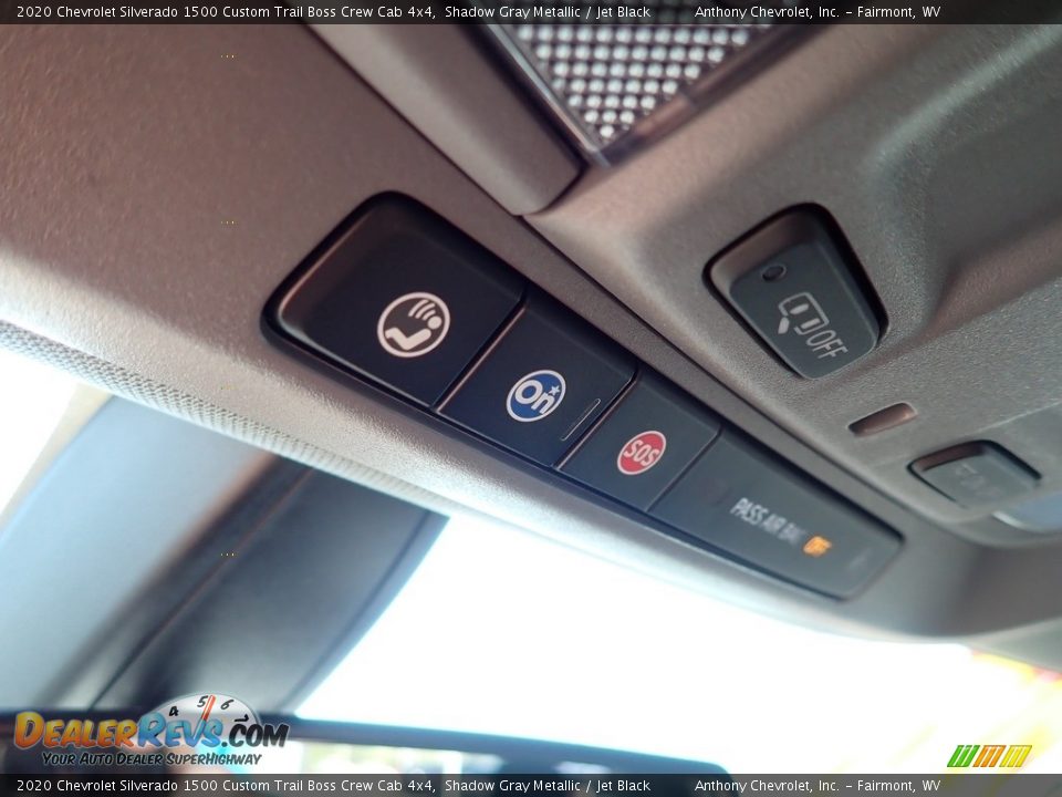 2020 Chevrolet Silverado 1500 Custom Trail Boss Crew Cab 4x4 Shadow Gray Metallic / Jet Black Photo #17