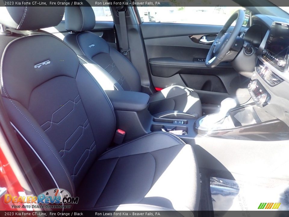 2023 Kia Forte GT-Line Fire Orange / Black Photo #11