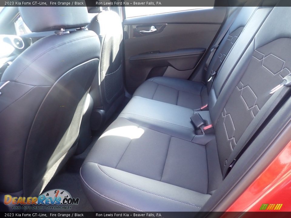 2023 Kia Forte GT-Line Fire Orange / Black Photo #12