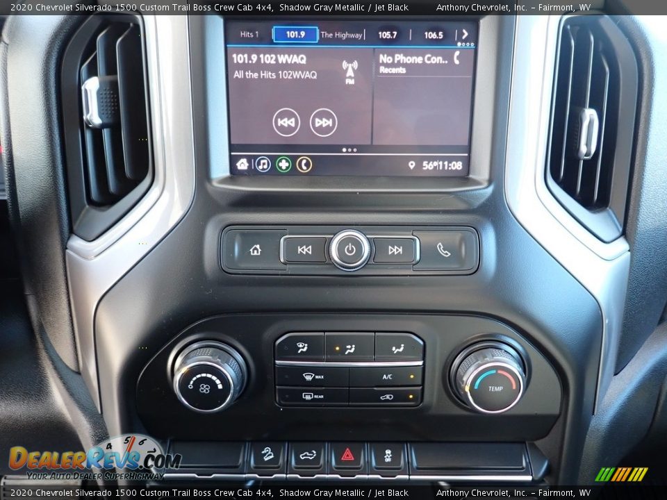 2020 Chevrolet Silverado 1500 Custom Trail Boss Crew Cab 4x4 Shadow Gray Metallic / Jet Black Photo #19