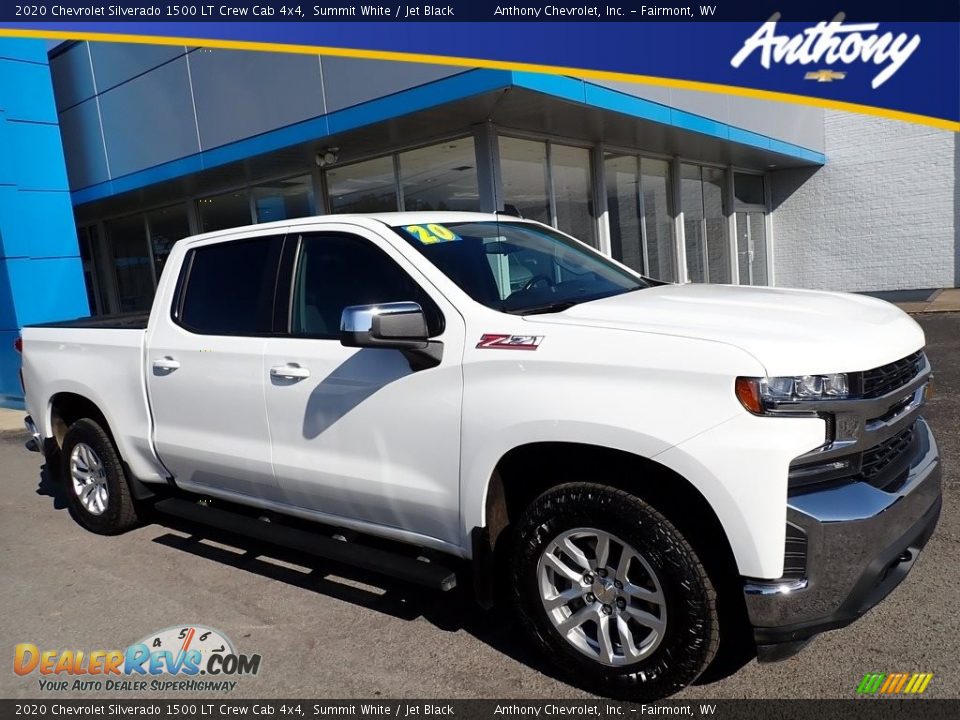 2020 Chevrolet Silverado 1500 LT Crew Cab 4x4 Summit White / Jet Black Photo #1