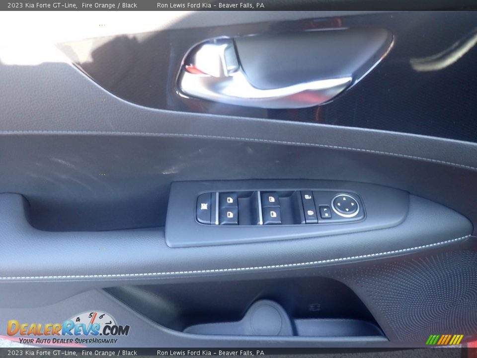 2023 Kia Forte GT-Line Fire Orange / Black Photo #15