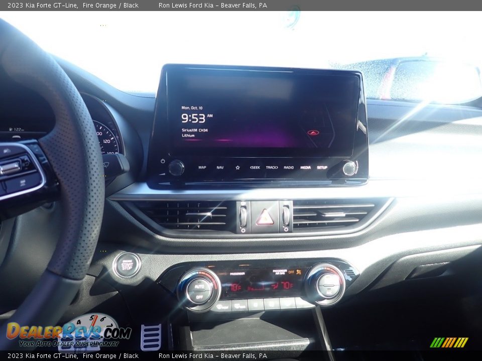 2023 Kia Forte GT-Line Fire Orange / Black Photo #16