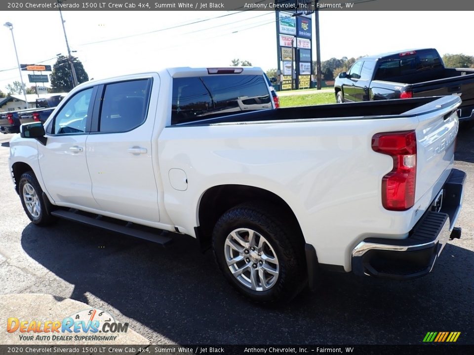 2020 Chevrolet Silverado 1500 LT Crew Cab 4x4 Summit White / Jet Black Photo #5