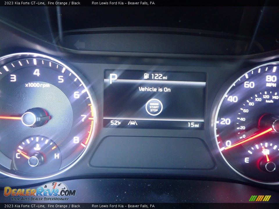 2023 Kia Forte GT-Line Fire Orange / Black Photo #18