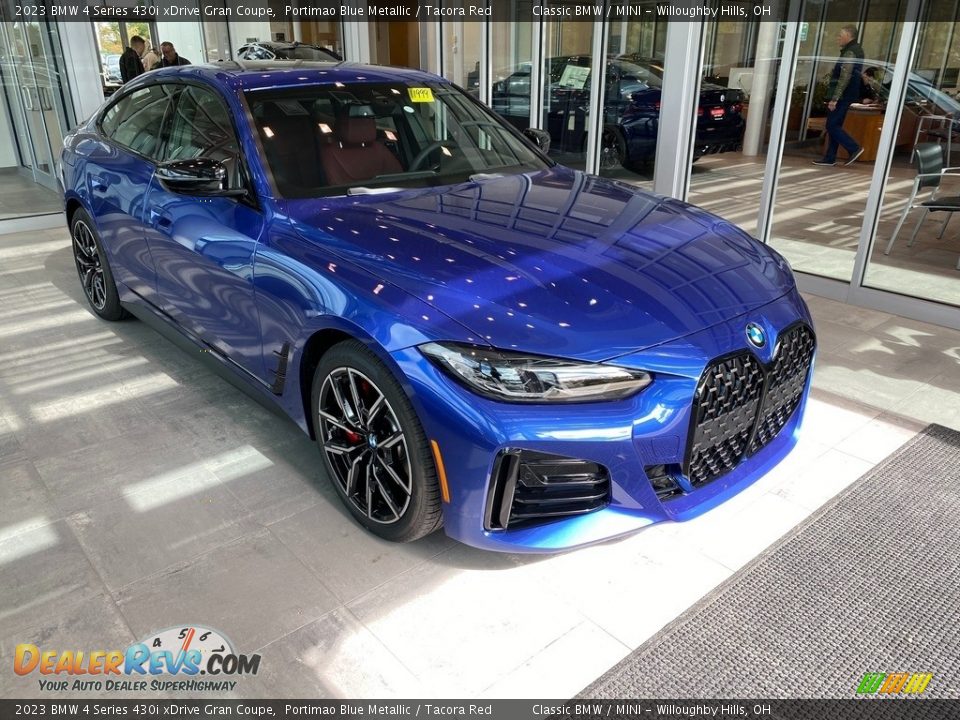 Front 3/4 View of 2023 BMW 4 Series 430i xDrive Gran Coupe Photo #1
