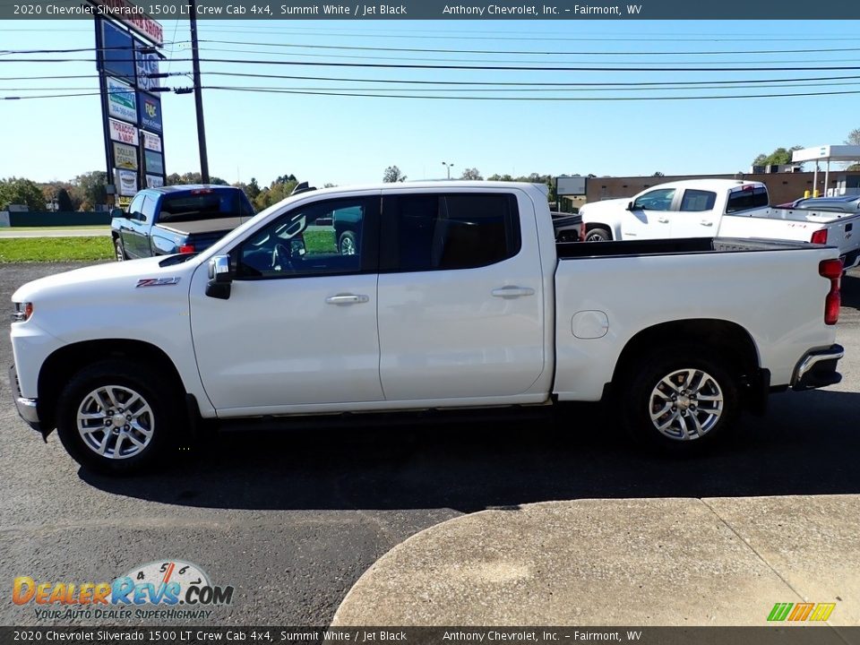 2020 Chevrolet Silverado 1500 LT Crew Cab 4x4 Summit White / Jet Black Photo #6