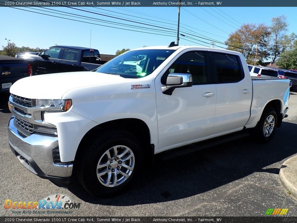 2020 Chevrolet Silverado 1500 LT Crew Cab 4x4 Summit White / Jet Black Photo #7