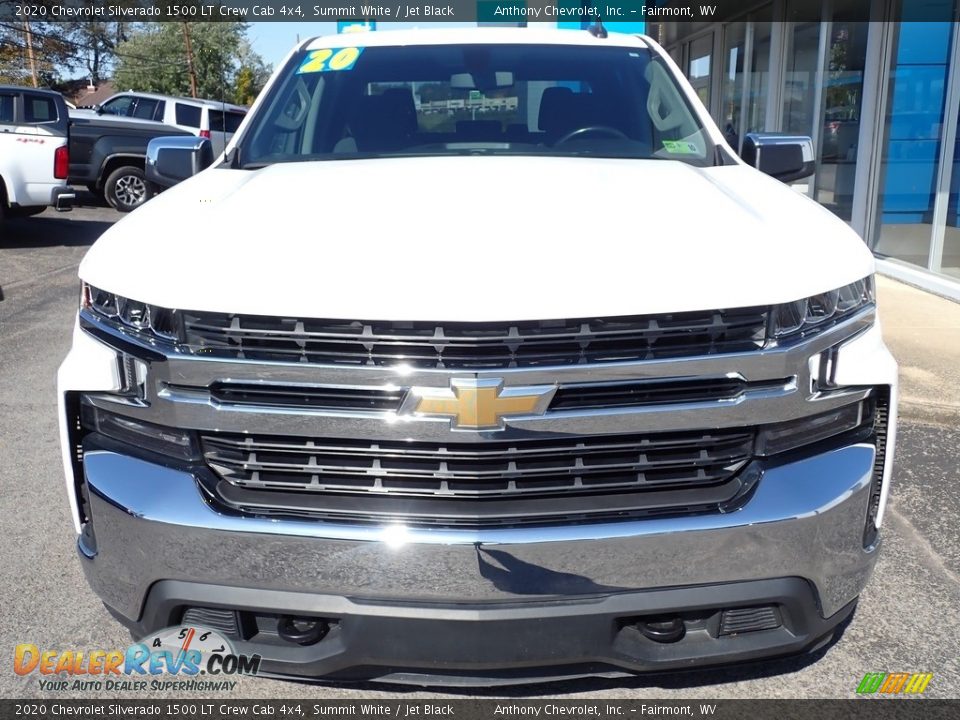 2020 Chevrolet Silverado 1500 LT Crew Cab 4x4 Summit White / Jet Black Photo #8