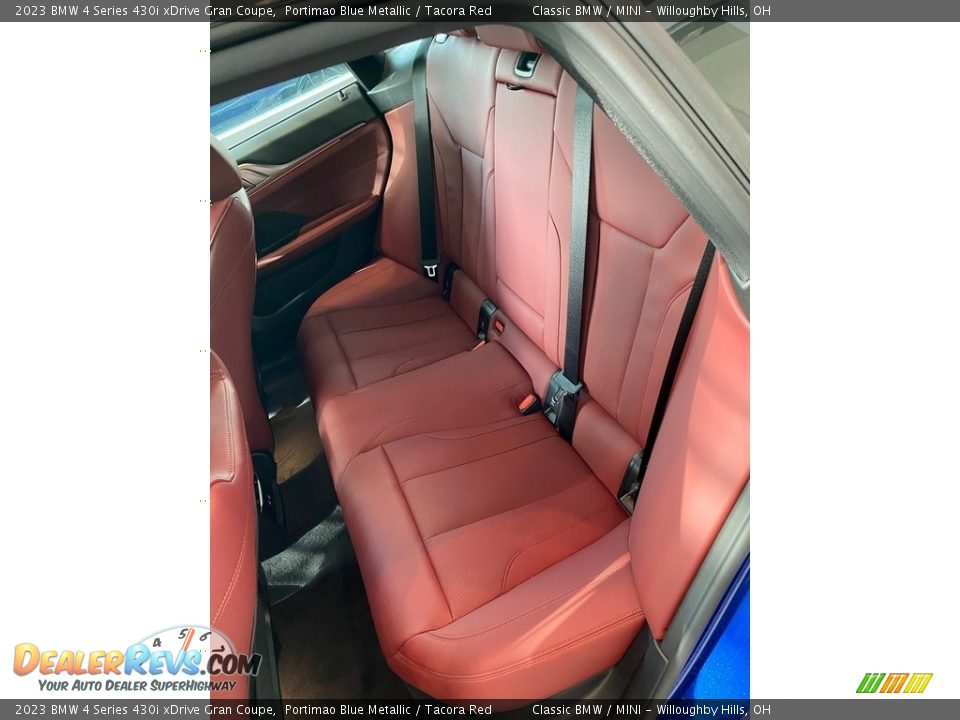 Rear Seat of 2023 BMW 4 Series 430i xDrive Gran Coupe Photo #5