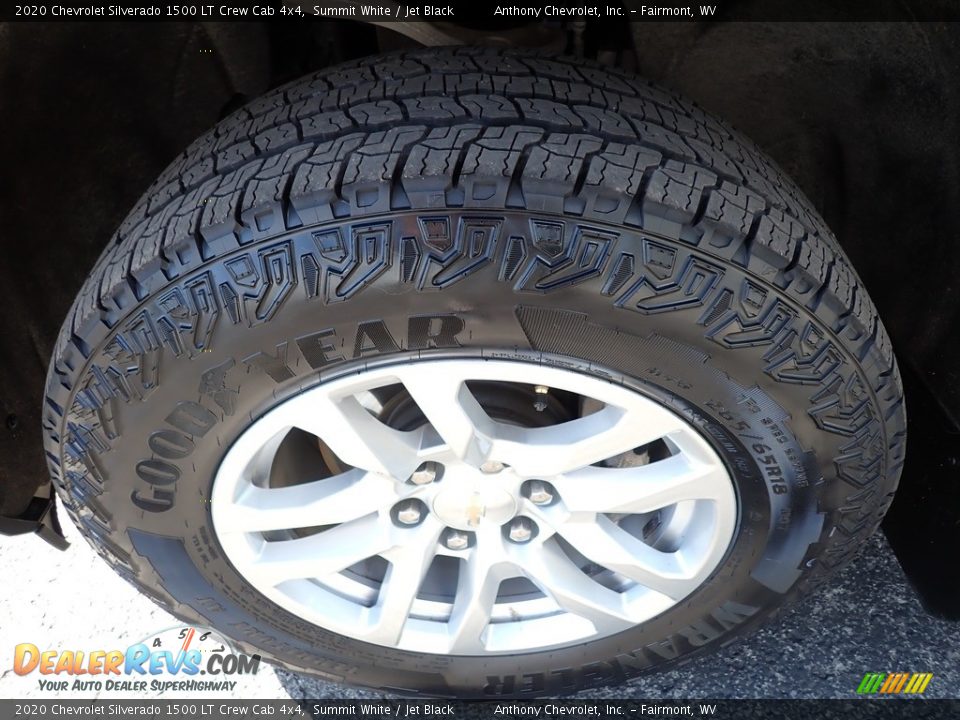 2020 Chevrolet Silverado 1500 LT Crew Cab 4x4 Summit White / Jet Black Photo #9