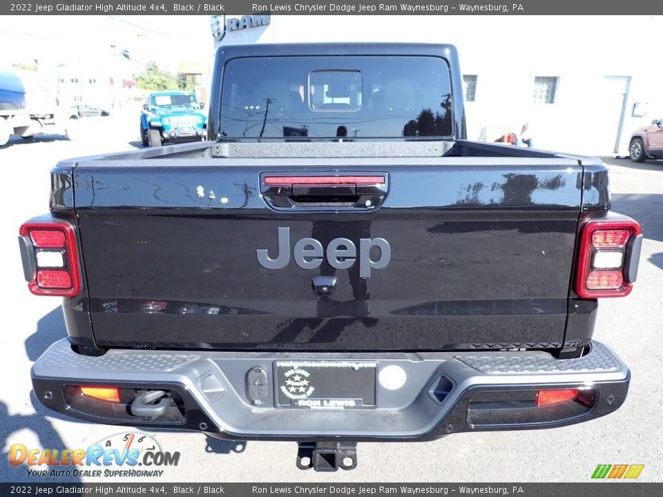 2022 Jeep Gladiator High Altitude 4x4 Black / Black Photo #4