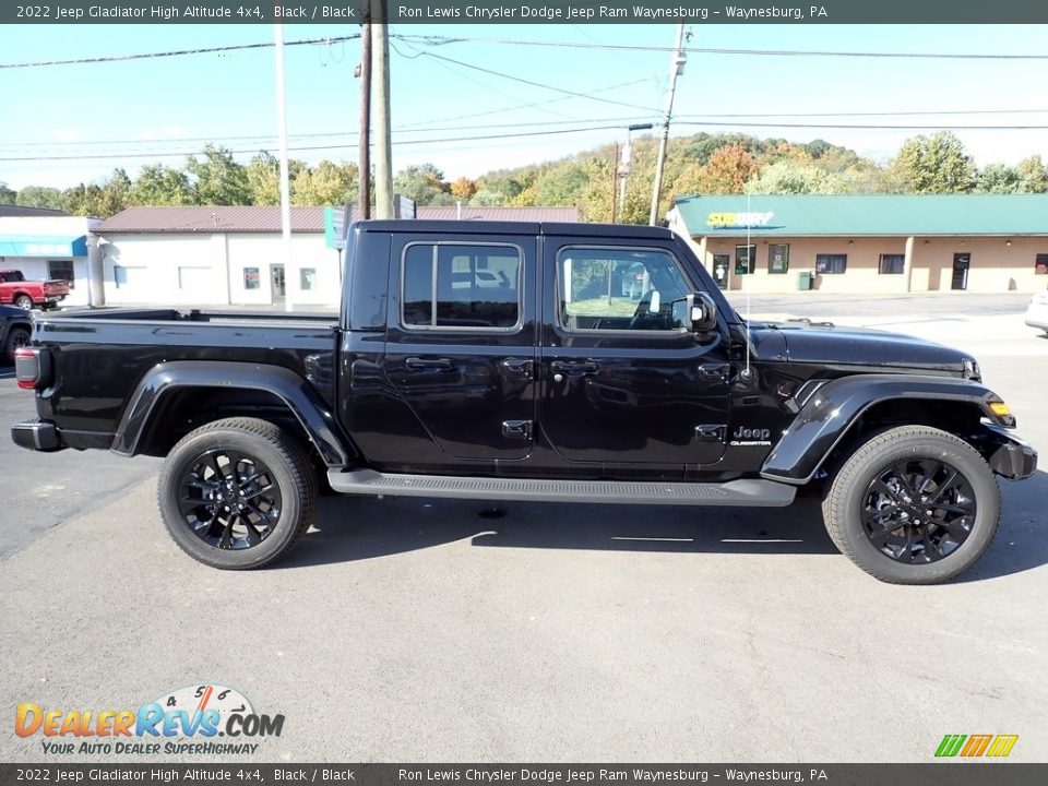 2022 Jeep Gladiator High Altitude 4x4 Black / Black Photo #6