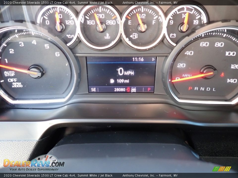 2020 Chevrolet Silverado 1500 LT Crew Cab 4x4 Summit White / Jet Black Photo #20