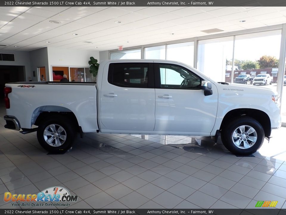 2022 Chevrolet Silverado 1500 LT Crew Cab 4x4 Summit White / Jet Black Photo #2