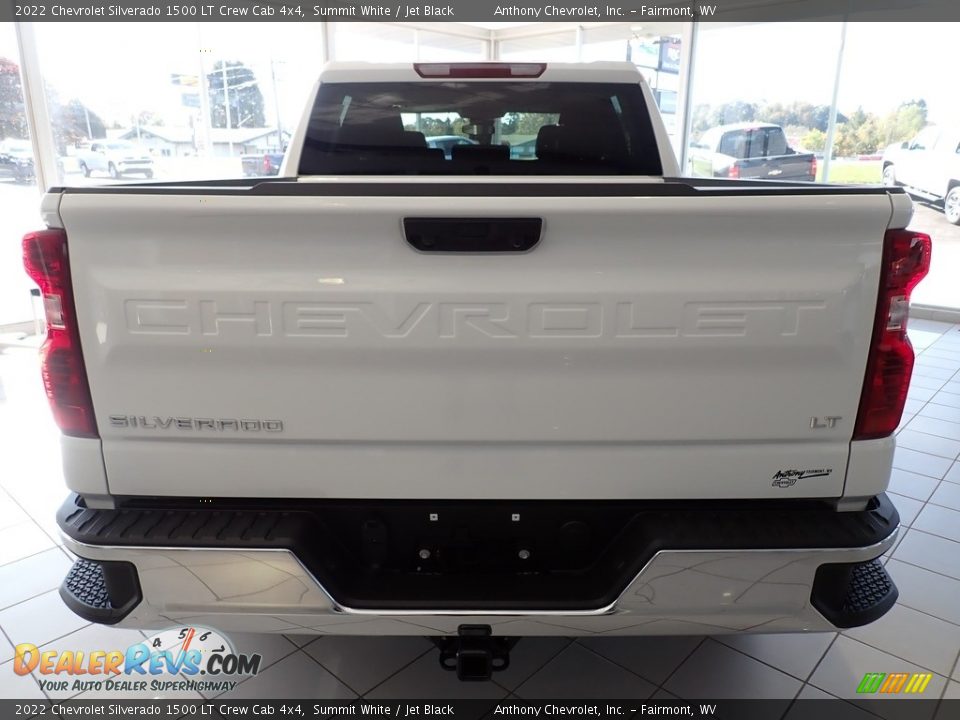 2022 Chevrolet Silverado 1500 LT Crew Cab 4x4 Summit White / Jet Black Photo #4