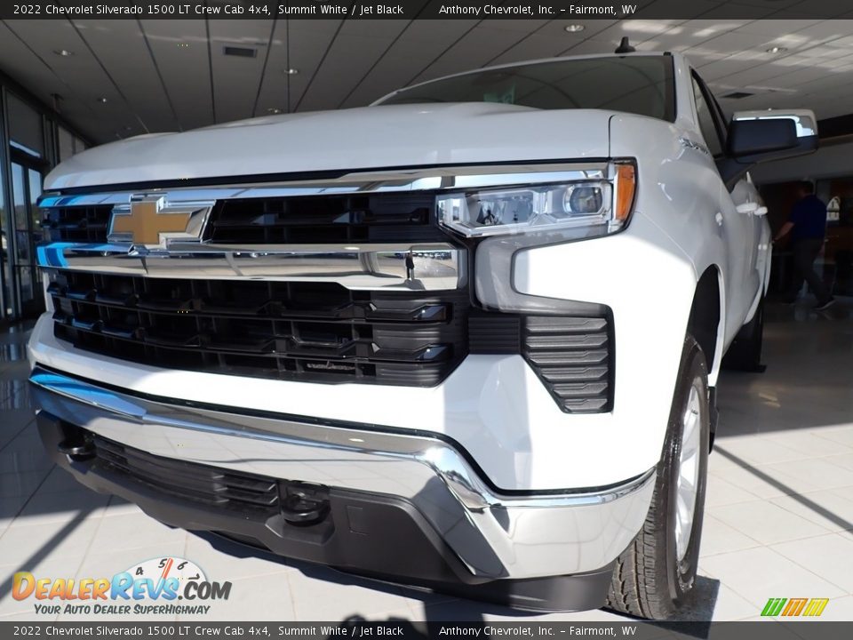 2022 Chevrolet Silverado 1500 LT Crew Cab 4x4 Summit White / Jet Black Photo #7