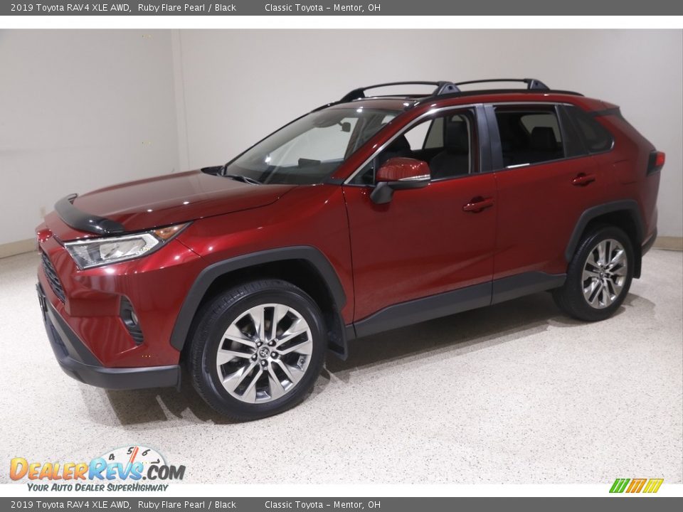 2019 Toyota RAV4 XLE AWD Ruby Flare Pearl / Black Photo #3