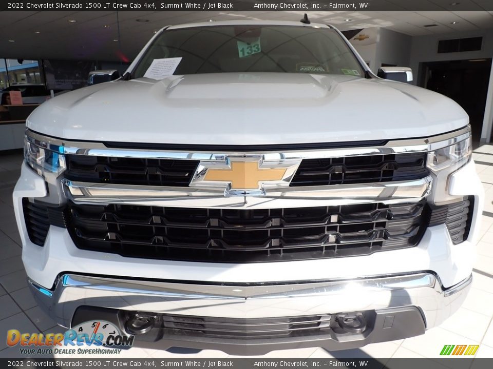 2022 Chevrolet Silverado 1500 LT Crew Cab 4x4 Summit White / Jet Black Photo #8