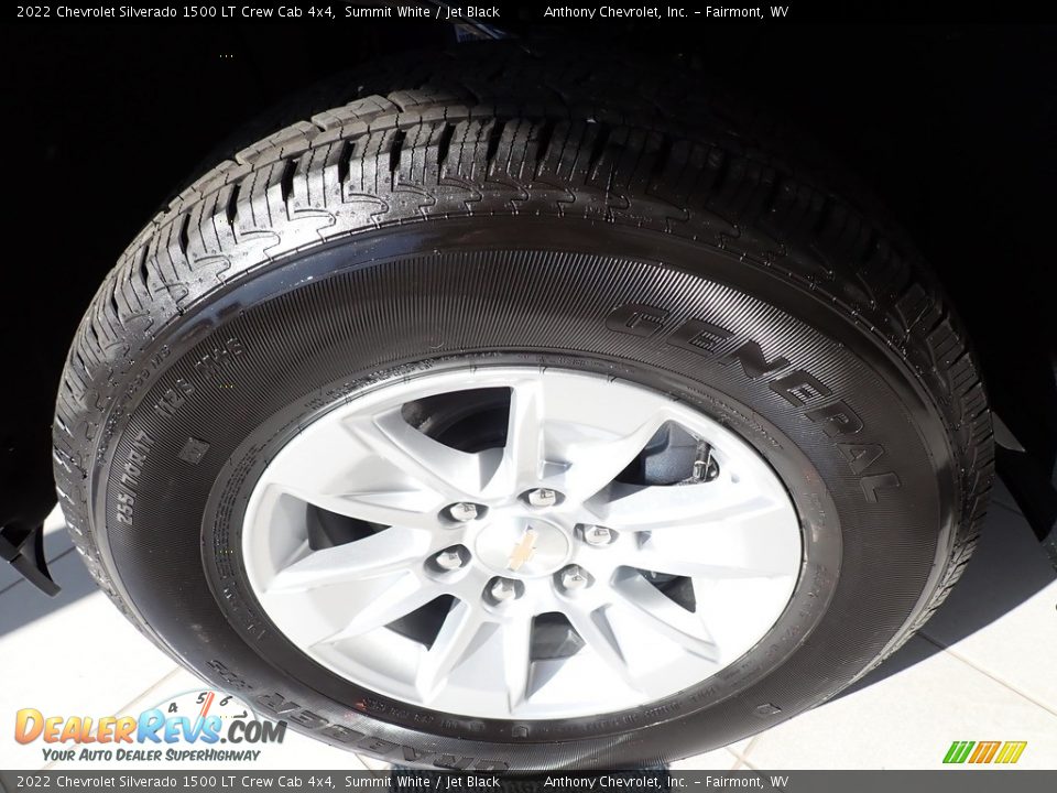 2022 Chevrolet Silverado 1500 LT Crew Cab 4x4 Summit White / Jet Black Photo #9