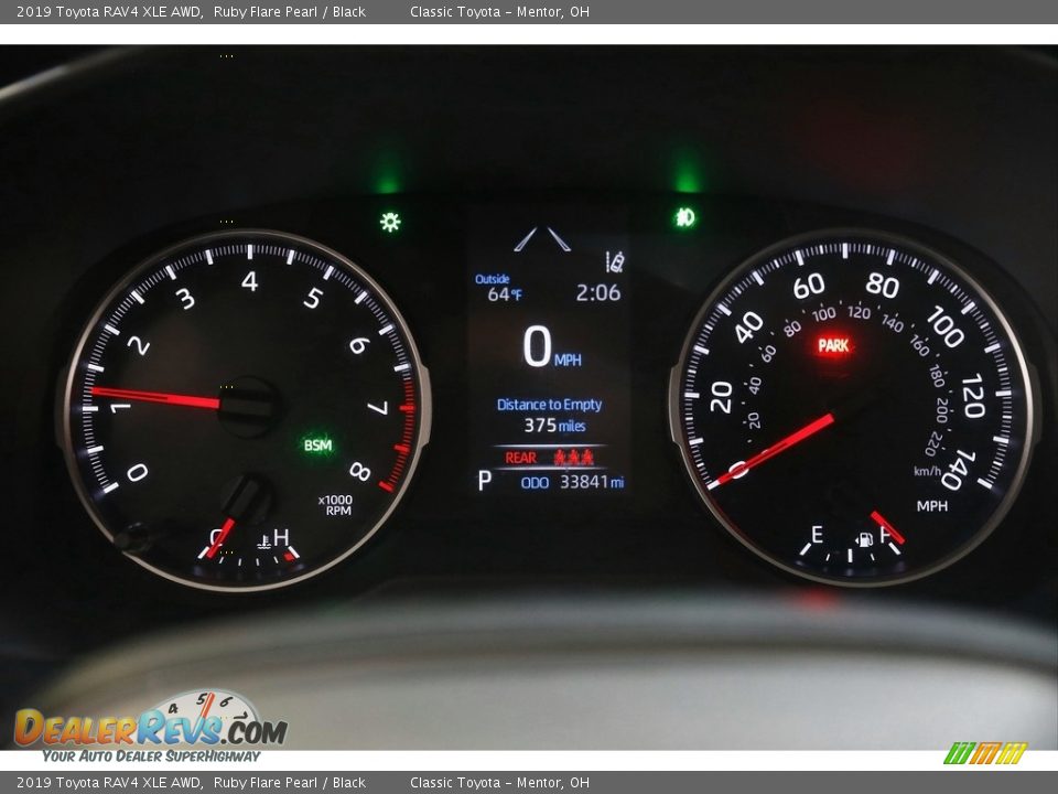 2019 Toyota RAV4 XLE AWD Ruby Flare Pearl / Black Photo #8