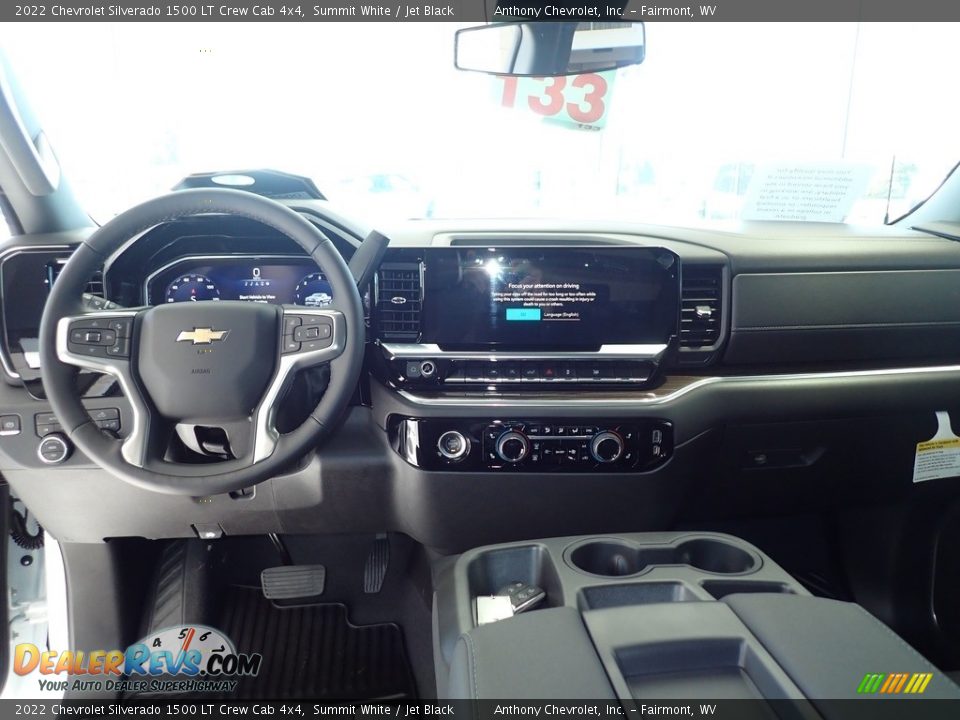2022 Chevrolet Silverado 1500 LT Crew Cab 4x4 Summit White / Jet Black Photo #13