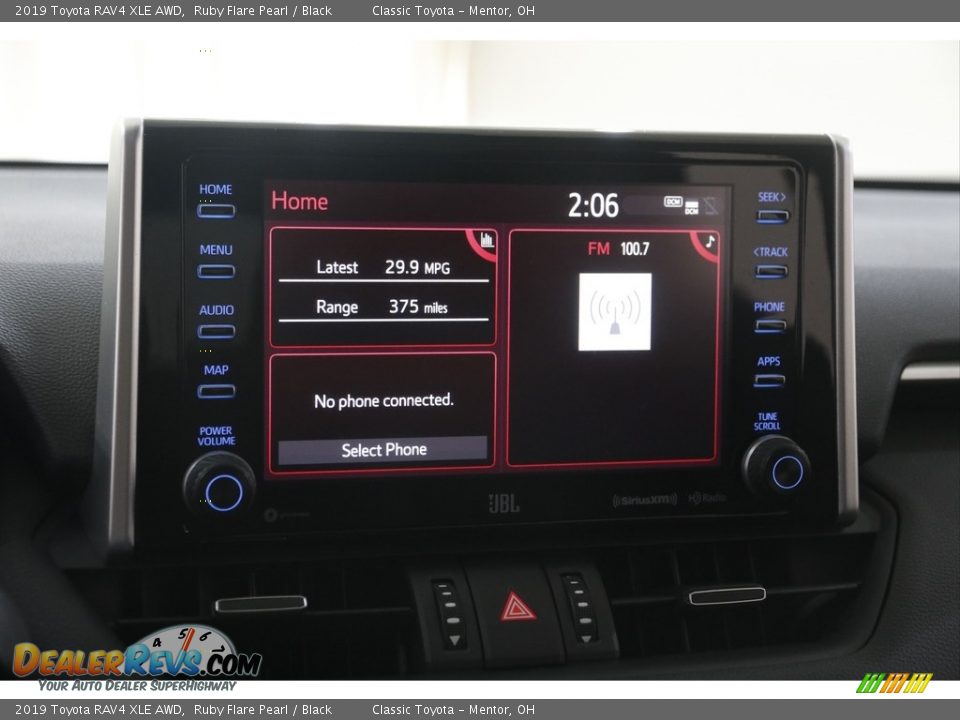 2019 Toyota RAV4 XLE AWD Ruby Flare Pearl / Black Photo #10