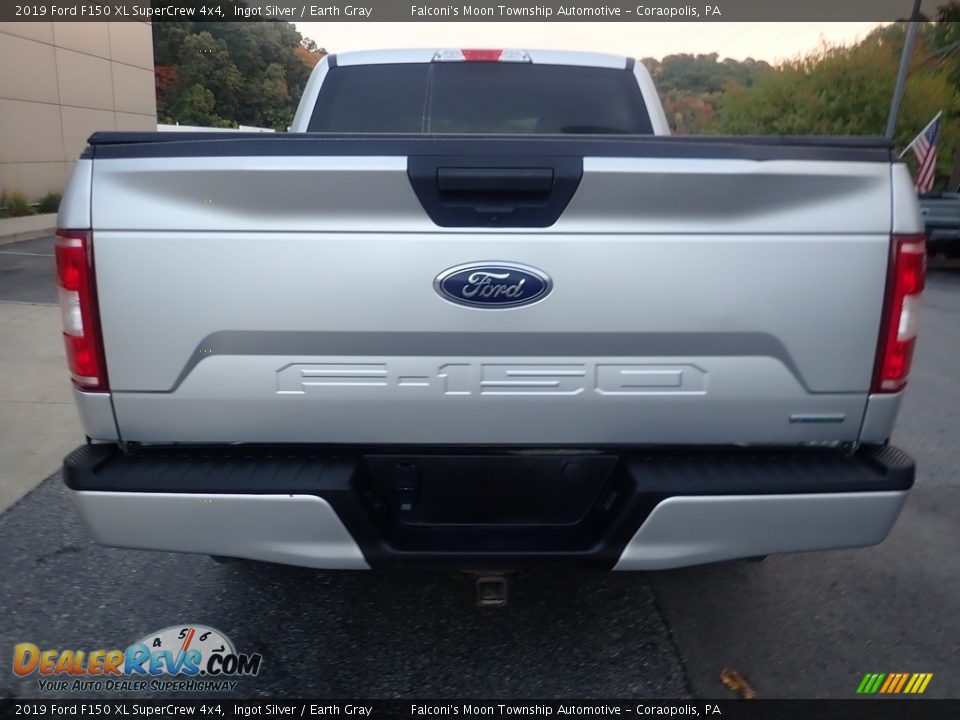 2019 Ford F150 XL SuperCrew 4x4 Ingot Silver / Earth Gray Photo #3