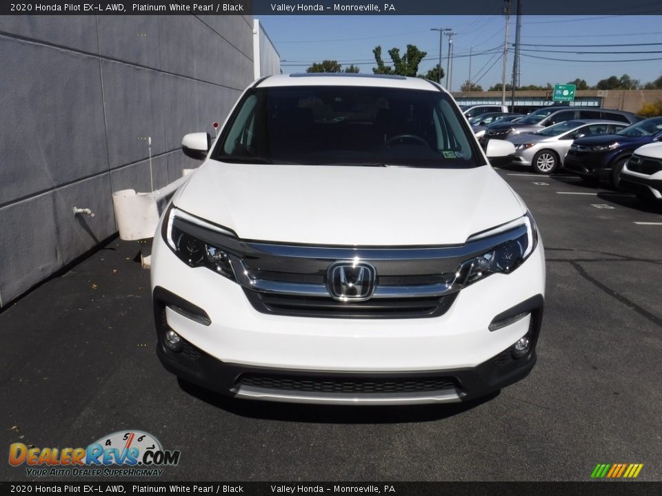 2020 Honda Pilot EX-L AWD Platinum White Pearl / Black Photo #4