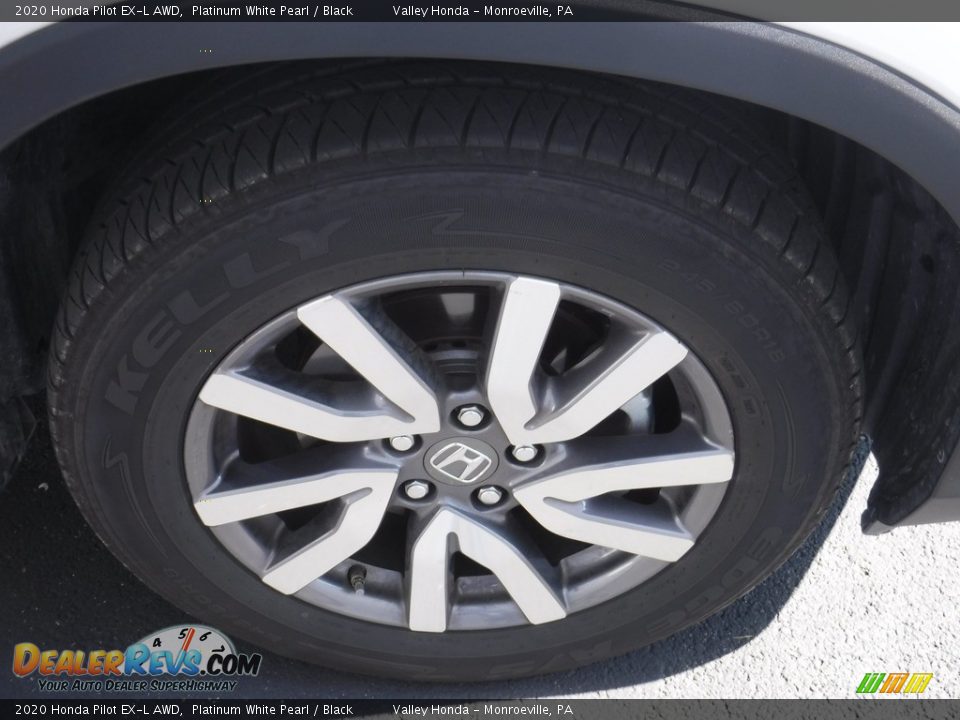 2020 Honda Pilot EX-L AWD Platinum White Pearl / Black Photo #6