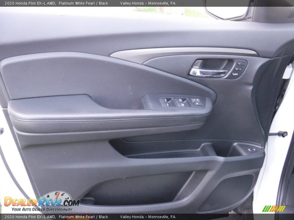 2020 Honda Pilot EX-L AWD Platinum White Pearl / Black Photo #13