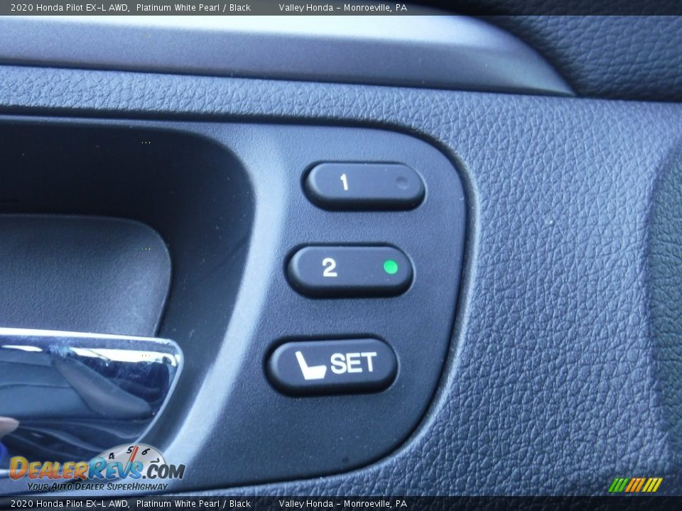 2020 Honda Pilot EX-L AWD Platinum White Pearl / Black Photo #14