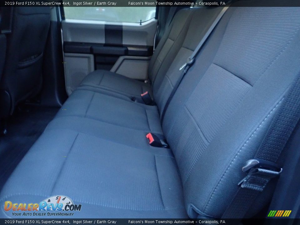 2019 Ford F150 XL SuperCrew 4x4 Ingot Silver / Earth Gray Photo #18