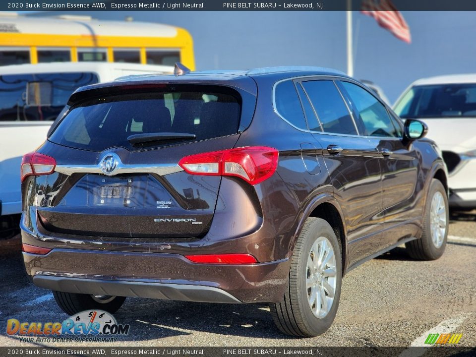 2020 Buick Envision Essence AWD Espresso Metallic / Light Neutral Photo #8