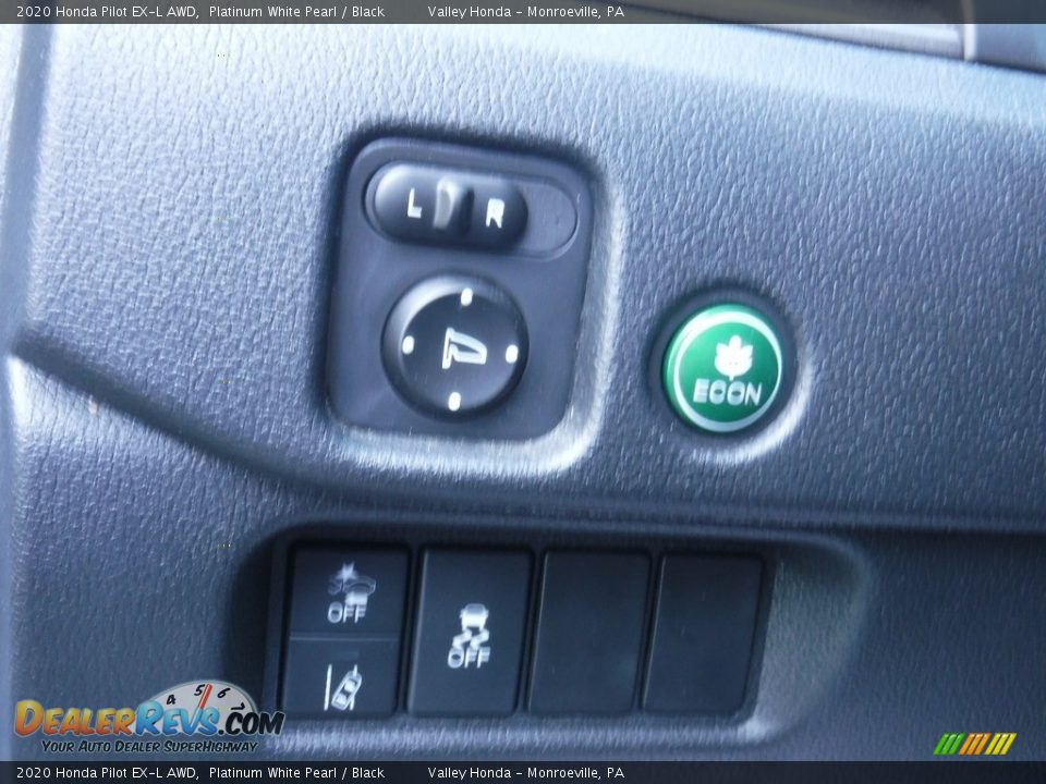 2020 Honda Pilot EX-L AWD Platinum White Pearl / Black Photo #15
