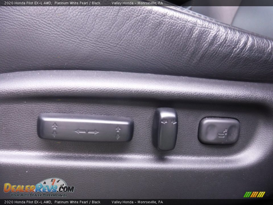 2020 Honda Pilot EX-L AWD Platinum White Pearl / Black Photo #16