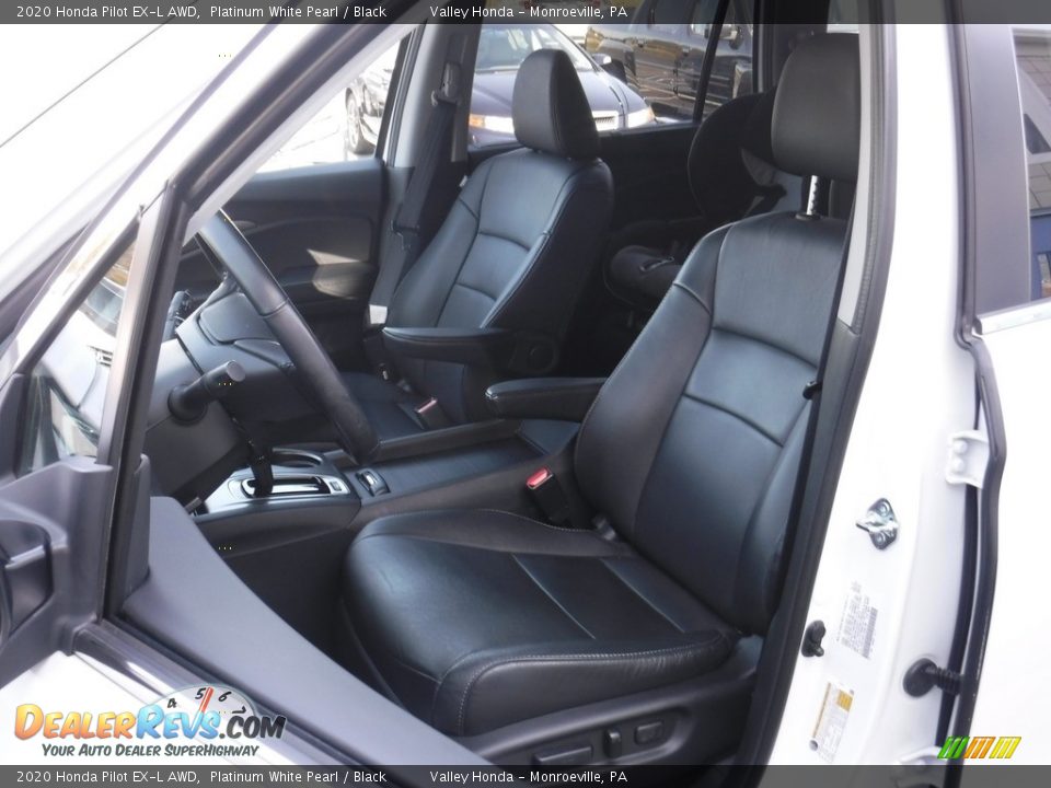 2020 Honda Pilot EX-L AWD Platinum White Pearl / Black Photo #17