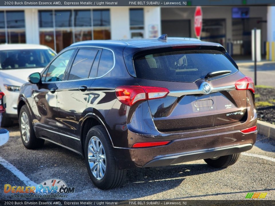 2020 Buick Envision Essence AWD Espresso Metallic / Light Neutral Photo #10