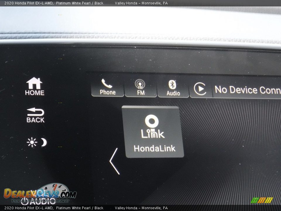 2020 Honda Pilot EX-L AWD Platinum White Pearl / Black Photo #23