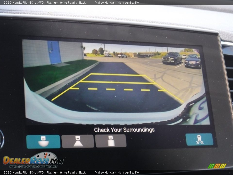 2020 Honda Pilot EX-L AWD Platinum White Pearl / Black Photo #24