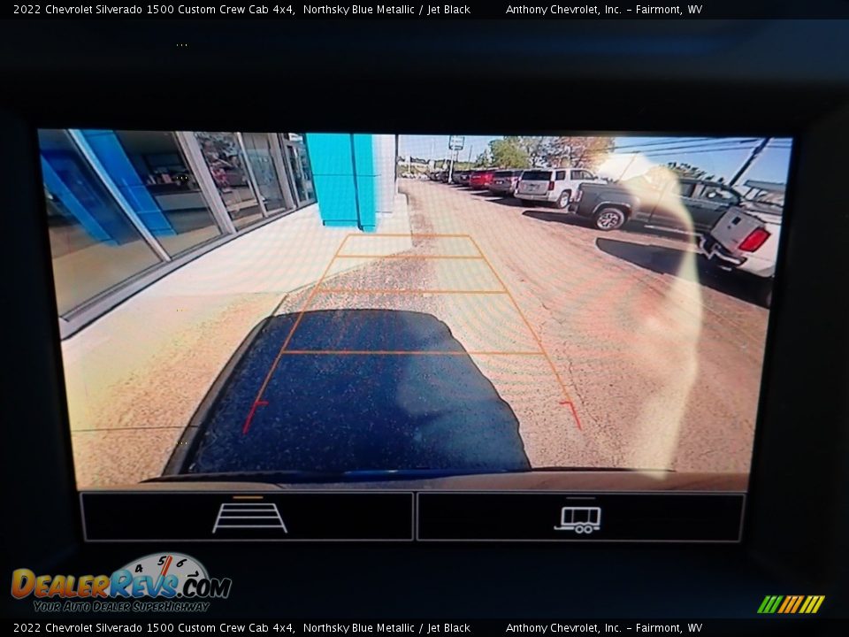 2022 Chevrolet Silverado 1500 Custom Crew Cab 4x4 Northsky Blue Metallic / Jet Black Photo #19