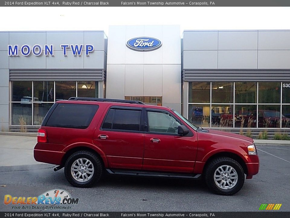 2014 Ford Expedition XLT 4x4 Ruby Red / Charcoal Black Photo #1