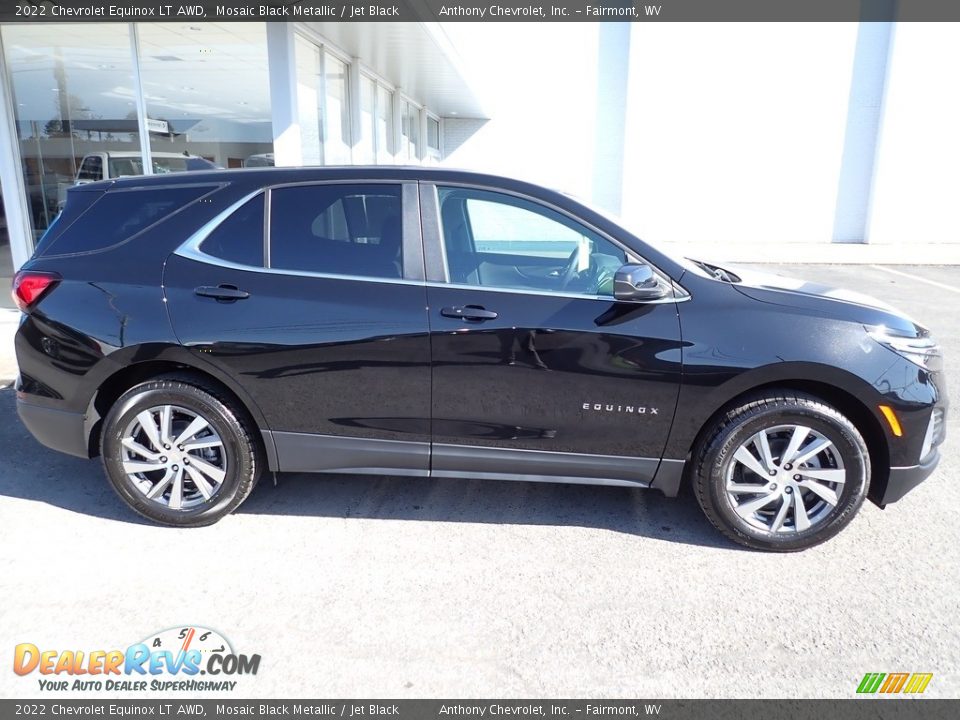 2022 Chevrolet Equinox LT AWD Mosaic Black Metallic / Jet Black Photo #2
