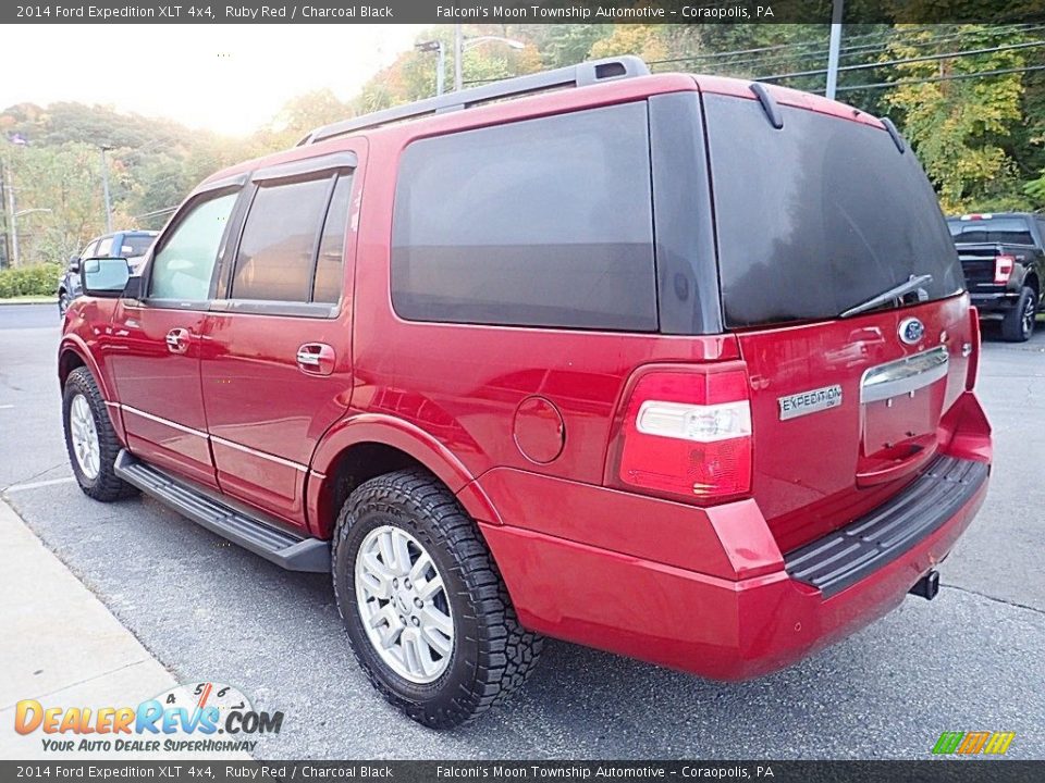 2014 Ford Expedition XLT 4x4 Ruby Red / Charcoal Black Photo #5