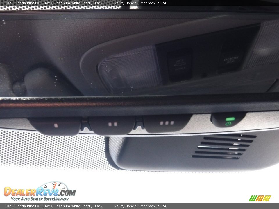 2020 Honda Pilot EX-L AWD Platinum White Pearl / Black Photo #31