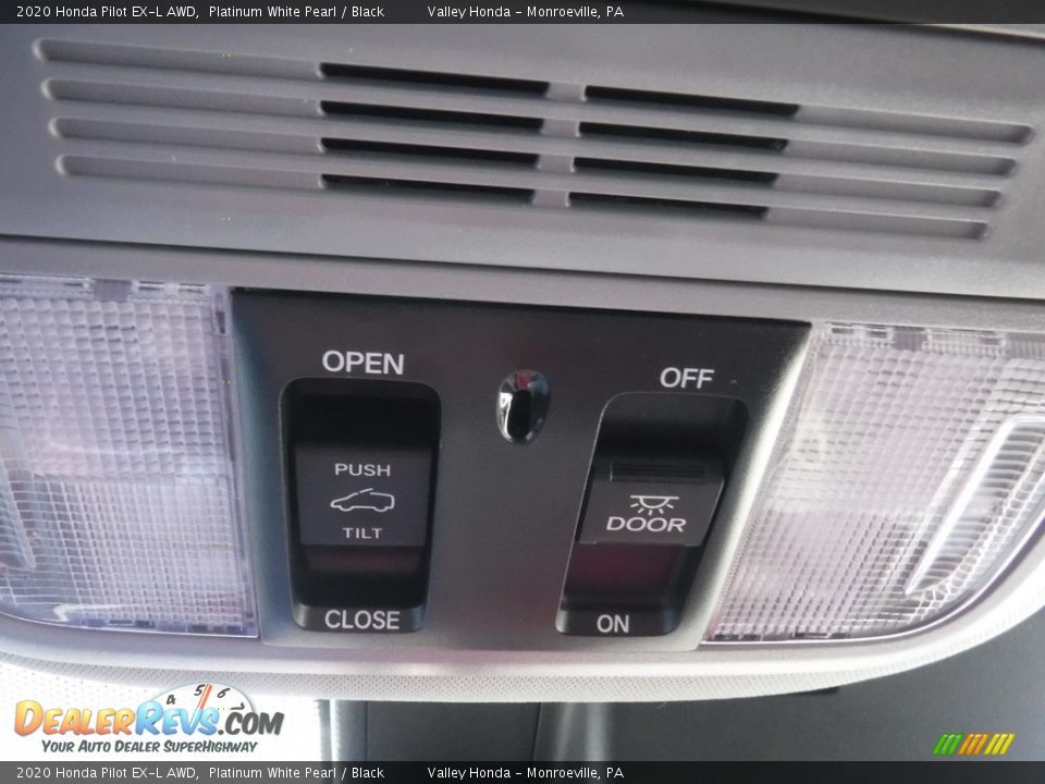 2020 Honda Pilot EX-L AWD Platinum White Pearl / Black Photo #32