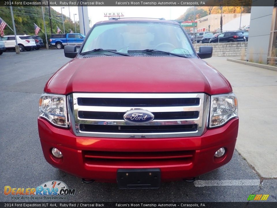 2014 Ford Expedition XLT 4x4 Ruby Red / Charcoal Black Photo #8
