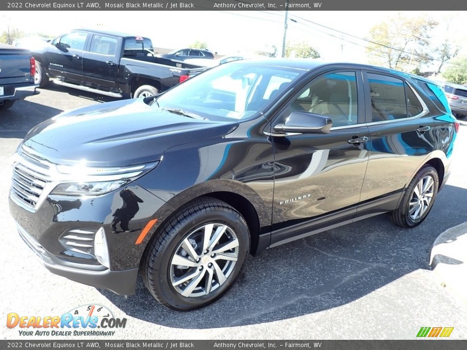 2022 Chevrolet Equinox LT AWD Mosaic Black Metallic / Jet Black Photo #8